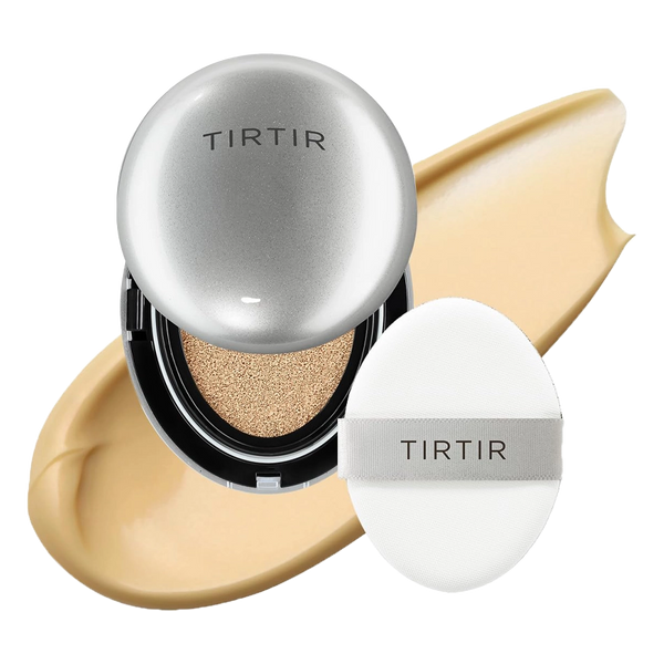 Gaisīgs kušons ar mirdzošu noslēguma akcentu TIRTIR Mask Fit Aura Cushion