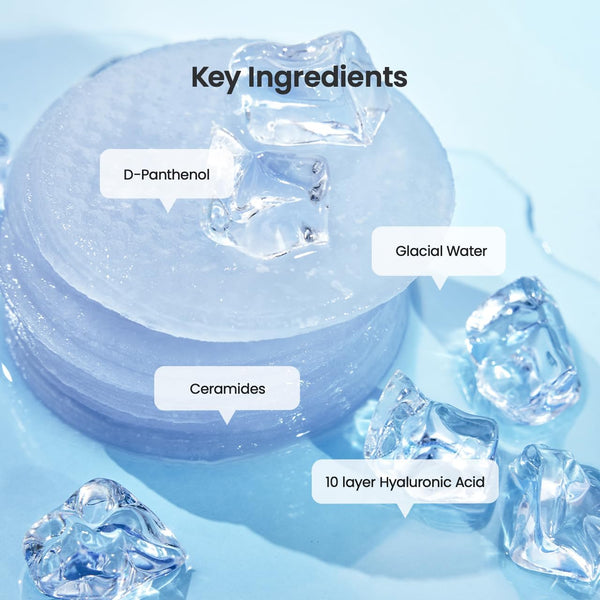 Gela spilventiņi ar toniku un ledāju ūdeni Biodance Cera-nol Gel Toner Pads