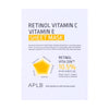 Осветляющая маска с ретинолом и витаминами APLB Retinol Vitamin C Vitamin E Sheet Mask