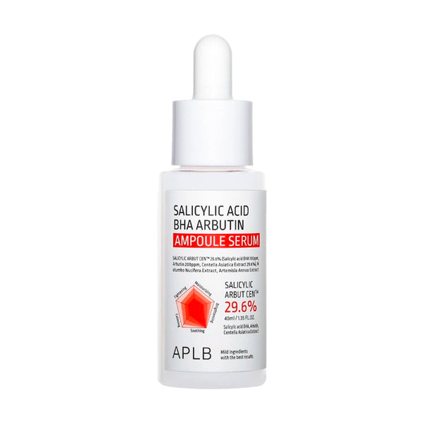 Izgaismojošs sejas serums ar salicilskābi un arbutīnu APLB Salicylic Acid BHA Arbutin Ampoule Serum