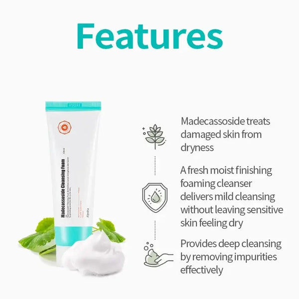 Terapeitiskās putas priekš mazgāšanas A'Pieu Madecassoside Cleansing Foam