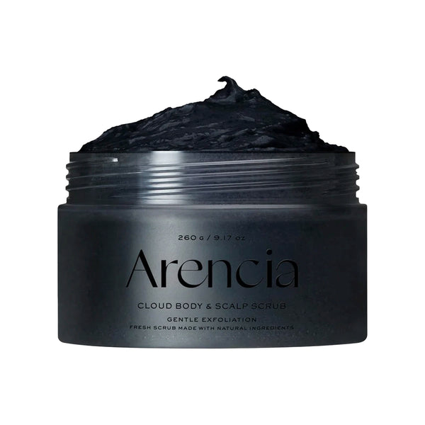 Скраб для тела и кожи головы с чёрным чаем и юдзу Arencia Fresh Cloud Body & Scalp Scrub Black Tea & Yuzu