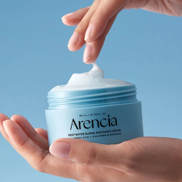 Успокаивающий крем с ПДРН и пептидами Arencia Deep Water Surge Soothing Cream
