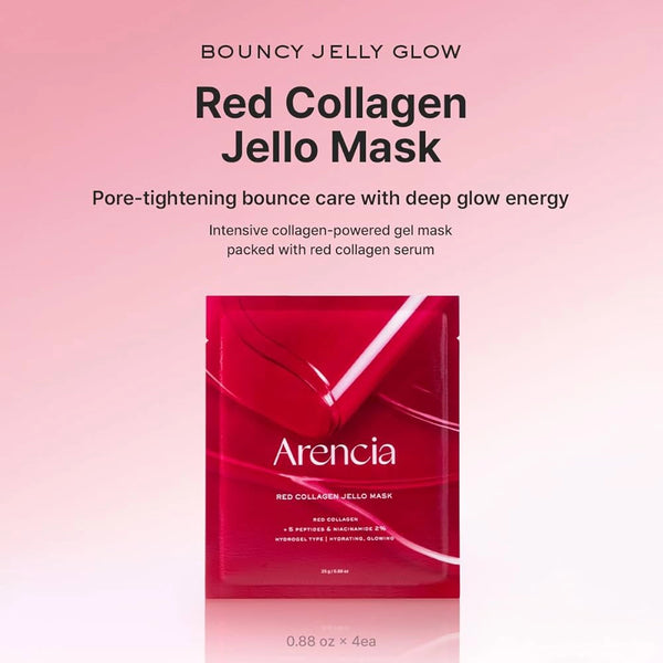 Гидрогелевая маска с коллагеном и пептидами Arencia Red Collagen Jello Mask