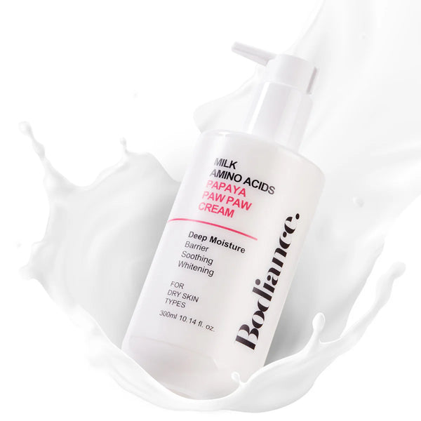 Mitrinošs ķermeņa krēms Bodiance Milk Amino Acid Papaya Paw Paw Cream
