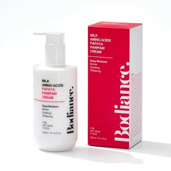 Mitrinošs ķermeņa krēms Bodiance Milk Amino Acid Papaya Paw Paw Cream