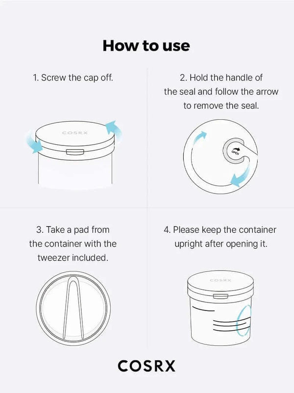 Mitrinoši spilventiņi jutīgai ādai COSRX One Step Moisture Up Pad