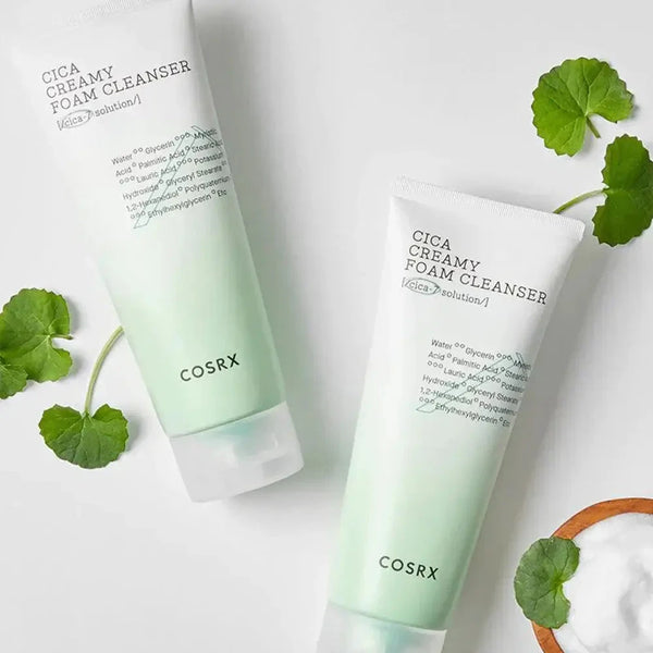 Attīrošas krēmveida putas priekš mazgāšana Cosrx Pure Fit Cica Creamy Foam Cleanser