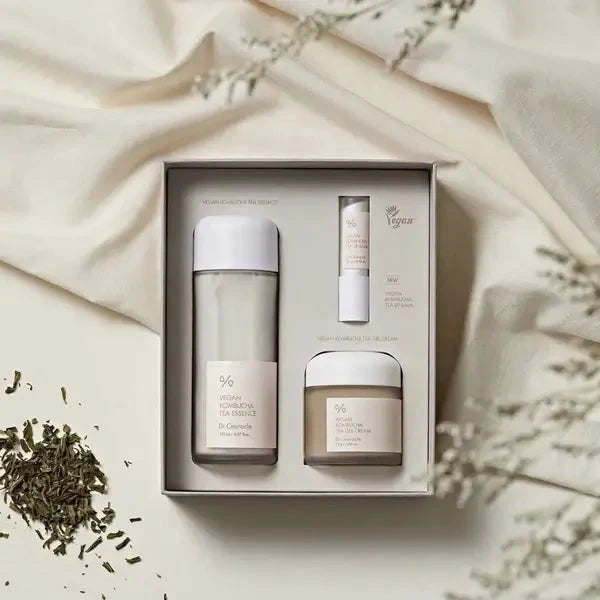 Komplekts ādas kopšanai ar kombučas tēju (3 līdzekļi) Dr.Ceuracle Vegan kombucha tea special set