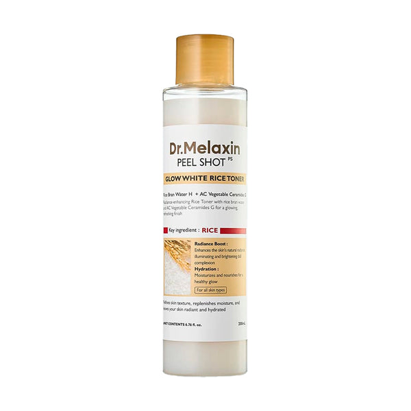 Пилинг-тоник с рисом для сияния кожи Dr.Melaxin Peel Shot Glow White Rice Toner