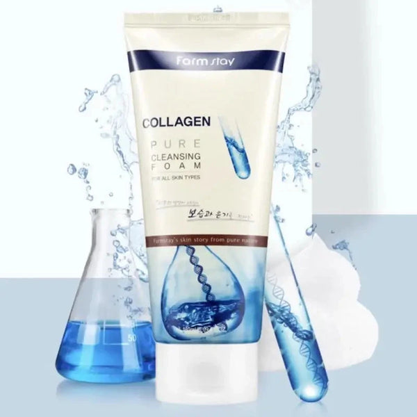 Attīrošas putas ar kolagēnu FarmStay Collagen Pure Cleansing Foam