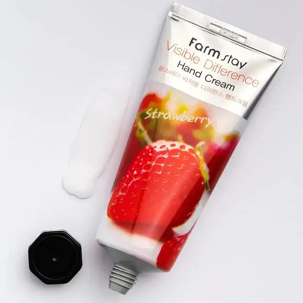 Roku krēms Farmstay Visible Difference Hand Cream Strawberry