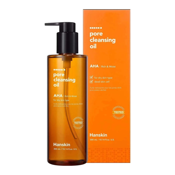 Hidrofīlā eļļa sausai ādai Hanskin Pore Cleansing Oil AHA