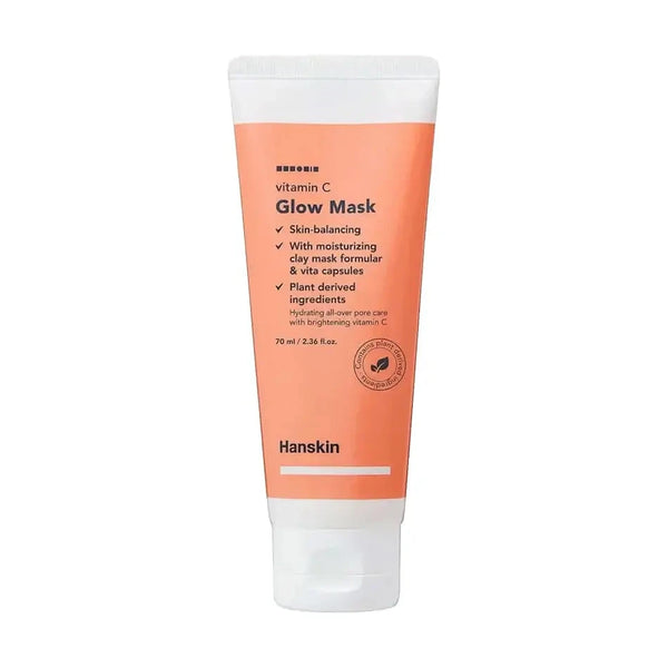 Mirdzoša maska ar C vitamīnu HANSKIN Vitamin C Glow Mask