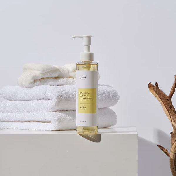 Nomierinoša hidrofīlā eļļa ar kliņģerītēm iUnik Calendula Complete Cleansing Oil