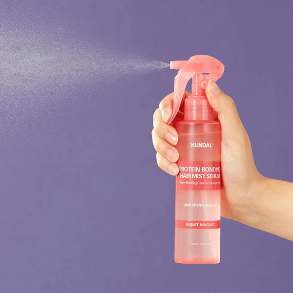 Восстанавливающий мист для волос Kundal Protein Bonding Hair Mist Serum Violet Muguet