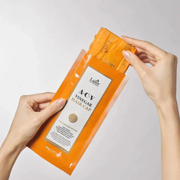 Maska-cepurīte matiem ar ābolu etiķi Lador ACV Vinegar Hair Cap