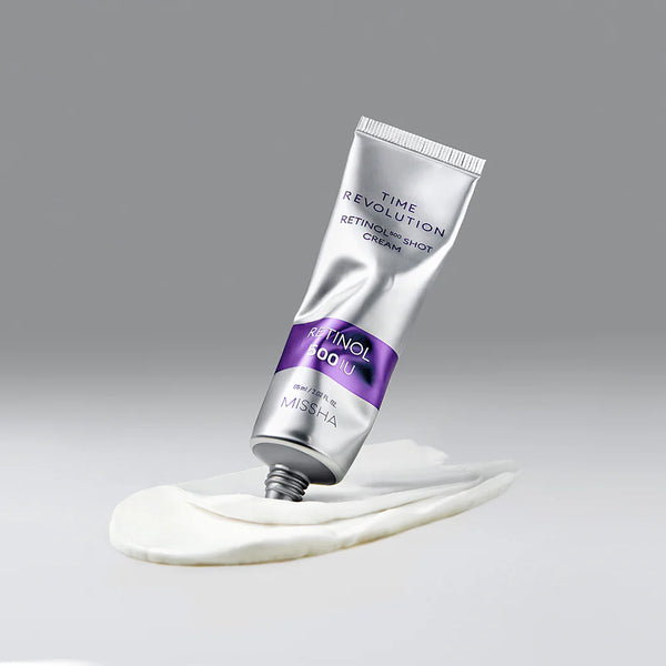 Pretgrumbu retinola krēms MISSHA Time Revolution Retinol 500 Shot Cream