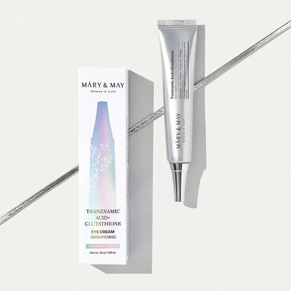 Balinošs krēms ādai ap acīm ar traneksāmskābi Mary&May Tranexamic Acid Glutathion Eye Cream