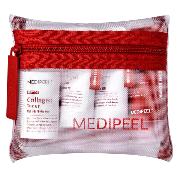 Mini iepakojumu komplekts sejas ādas kopšanai ar kolagēnu un peptīdiem Medi-Peel Red Lacto Collagen Skin Care Trial Kit