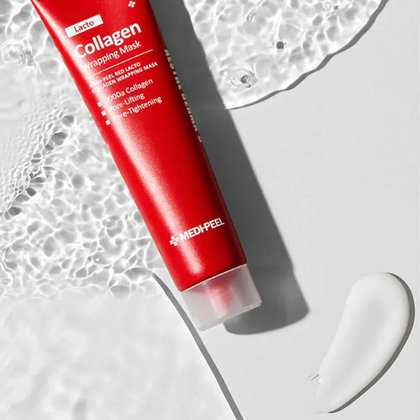 Maska-plēve poru sašaurināšanai ar kolagēnu Medi-Peel Red Lacto Collagen Wrapping Mask