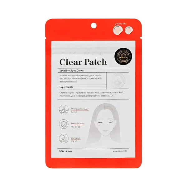 Punktveida plāksteri pūtīšu novēršanai ar Āzijas centellu un salicilskābi Mizon Good Bye Blemish Clear Patch