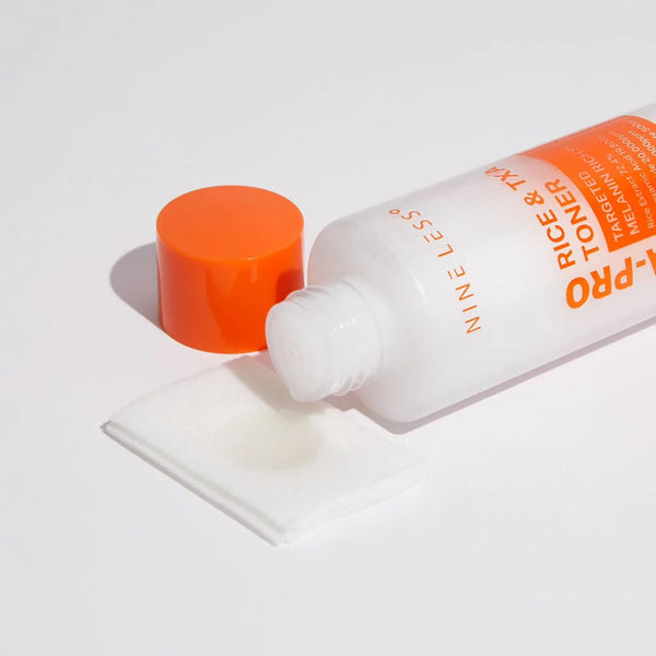 Balinošs rīsu toniks Nine Less MELA-PRO Rice & TXA Toner