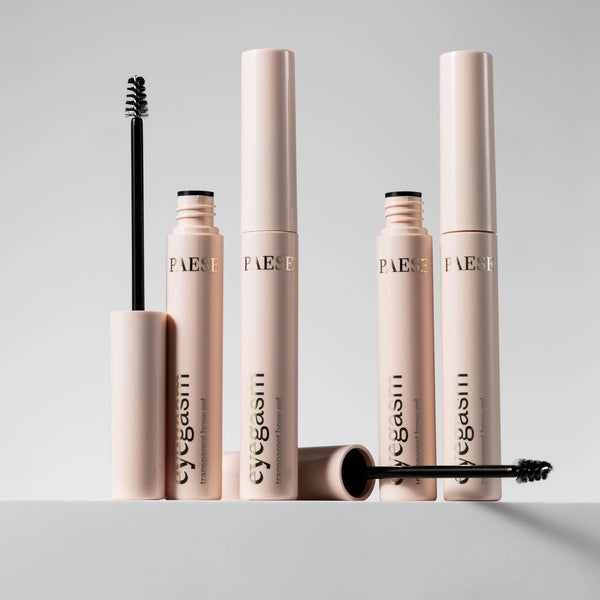 Caurspīdīgs uzacu ieveidošanas un kopšanas gels Paese Eyegasm Transparent Brow Gel