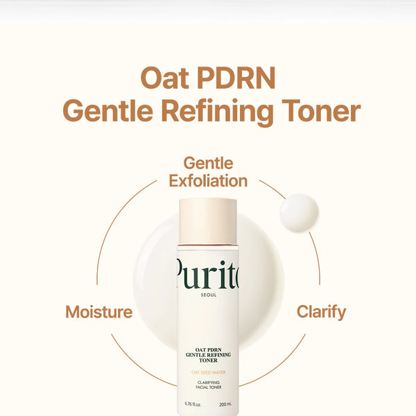 Успокаивающий и восстанавливающий тоник Purito Seoul Oat PDRN Gentle Refining Toner