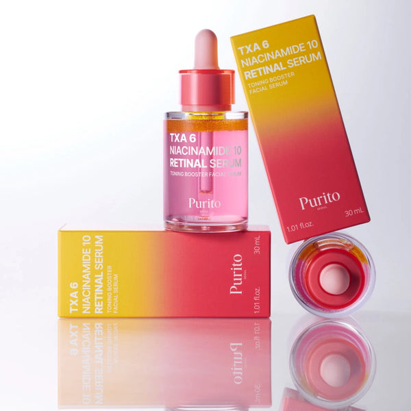 Serums pret pigmentāciju Purito Seoul TXA 6 Niacinamide 10 Retinal Serum