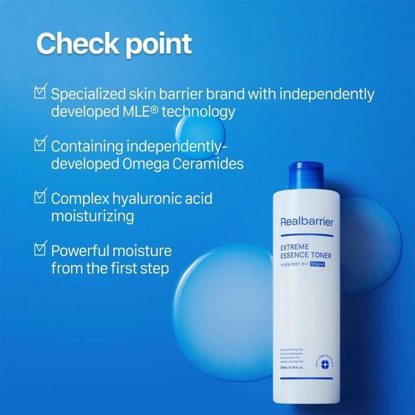 Mitrinošs toniks Real Barrier Extreme Essence Toner