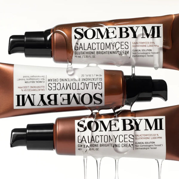 Balinošs krēms sejai pigmentācijas plankumu novēršanai SOME BY MI Galactomyces Glutathione Brightening Cream