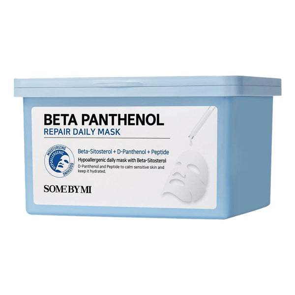 Atjaunojošu auduma masku komplekts ar pantenolu Some By Mi Beta Panthenol Repair Daily Mask