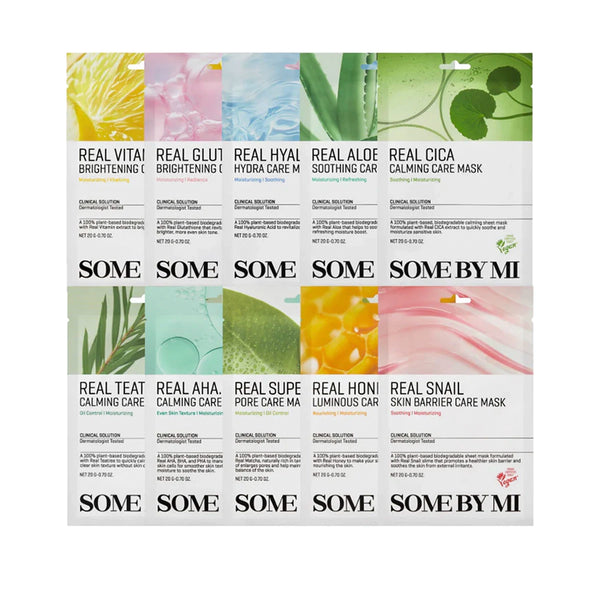 Многофункциональные тканевые маски Some By Mi Real Care Mask