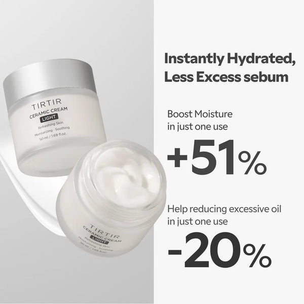 Viegls sejas krēms ar ceramīdiem TIRTIR Ceramic Cream Light
