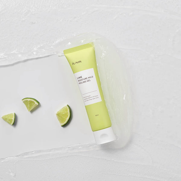 Maigs pīlings-gels ar AHA skābēm iUnik Lime Moisture Mild Peeling Gel