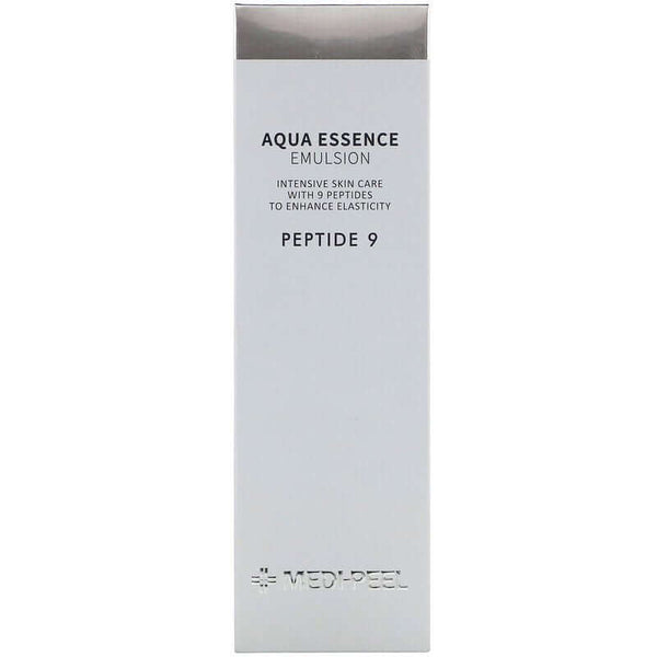 Emulsija ar peptīdiem elastības piešķiršanai ādai Medi Peel Peptide 9 Aqua Essence Emulsion