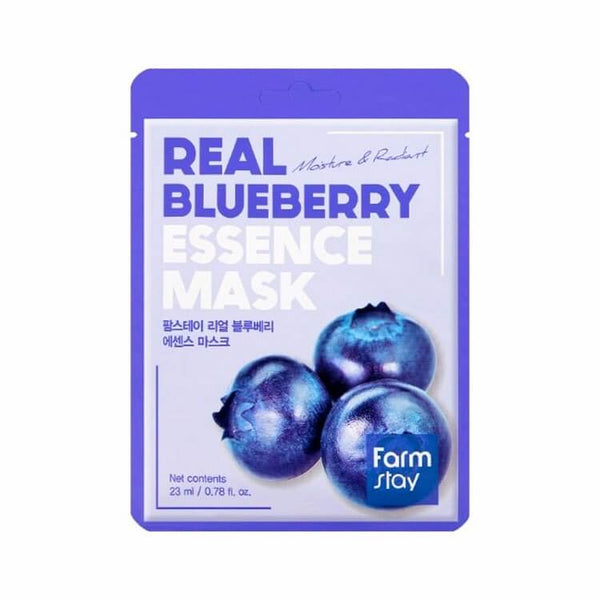 Audumu maska sejas ādai Farmstay Real Essence Mask
