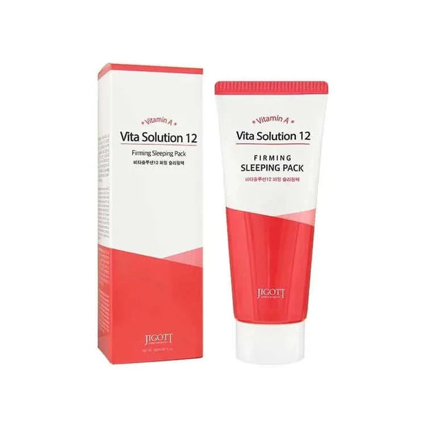 Nostiprinošs sejas nakts krēms Jigott Vita Solution 12 Firming Sleeping Pack