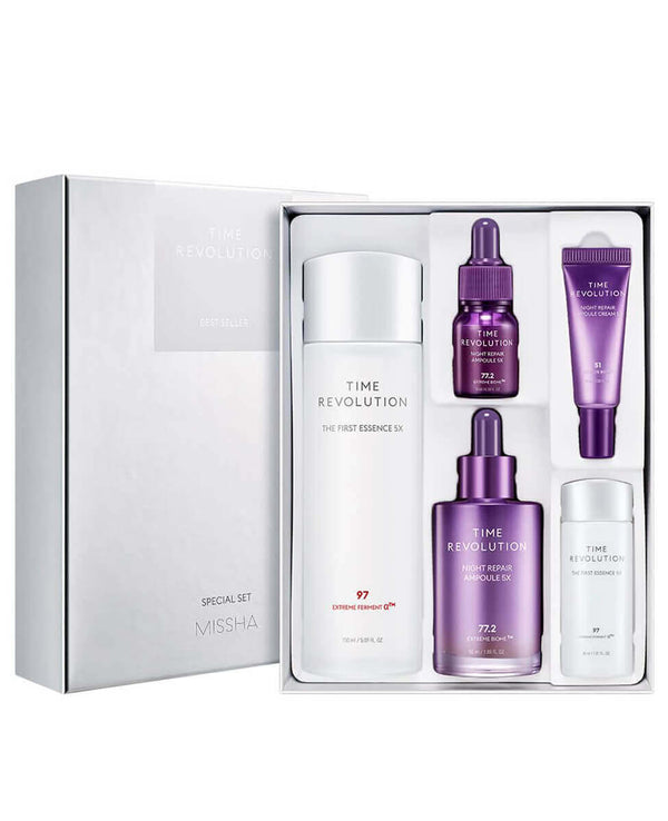 Pretnovecošanās sejas komplekts Missha Time Revolution Best Seller Set 5x
