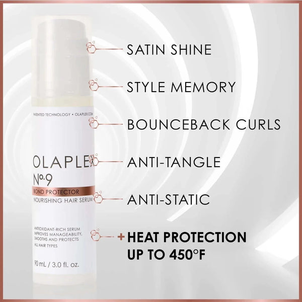 Serums matu aizsardzībai un barošanai Olaplex No.9 Bond Protector Nourishing Hair Serums