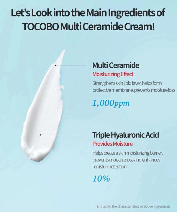 Atjaunojošs krēms ar multikeramīdiem Tocobo Multi Ceramide Cream