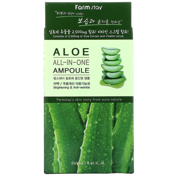 Želejveida serums ar alveju Farmstay All-In-One Ampoule Aloe, 250ml
